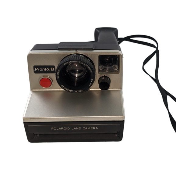 *Vintage* POLAROID SX-70 PRONTO B SILVER INSTANT FILM CAMERA - Picture 2 of 9